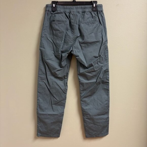 Pact Womens Organic Daily Twill Drawstring Pull On Utility Pants Size M Green - Picture 2 of 13